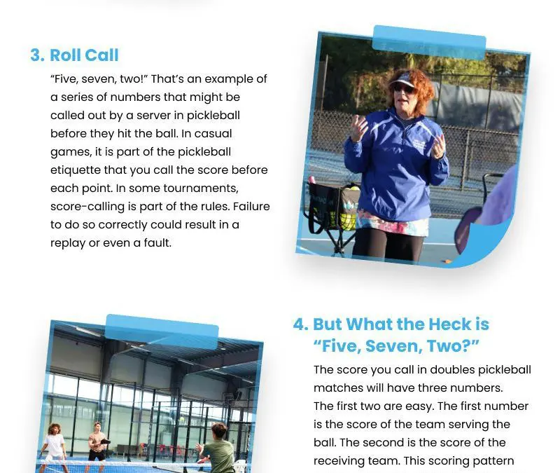 6 Pickleball Scoring Rules