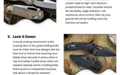 5 Heirloom Folding Knife Considerations