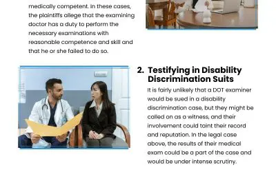 3 DOT Physical Exam Legal Precautions