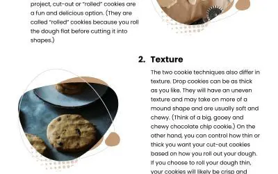 3 Drop and Cut-Out Cookie Distinctions