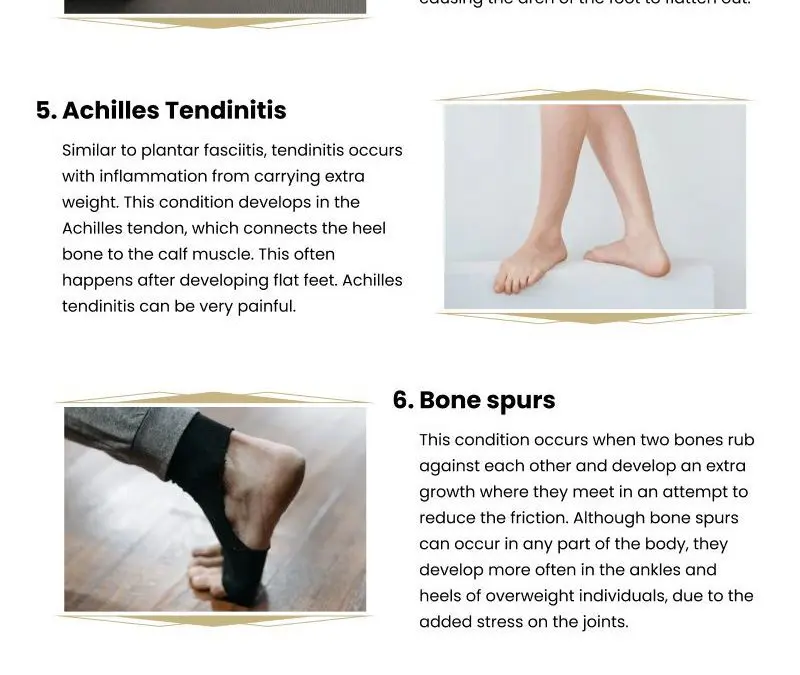 10 Excess Weight Effects On Feet