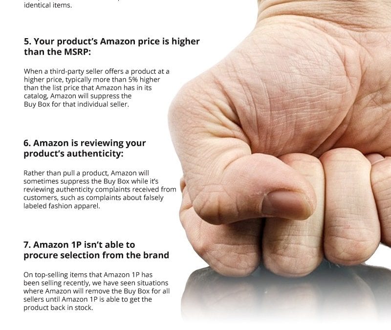 11 Reasons Amazon Sellers Lose the Buy Box