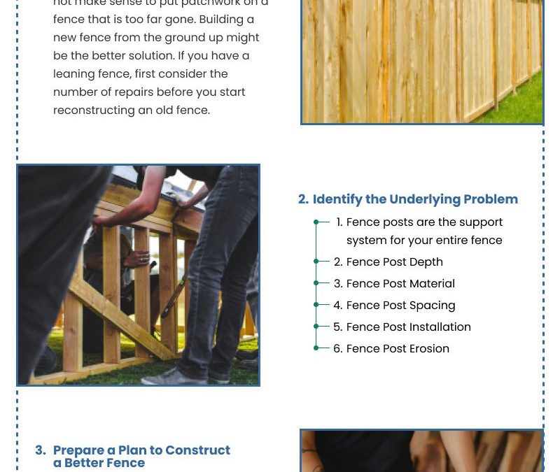 Why Your Wood Fence is Leaning and How to Fix It