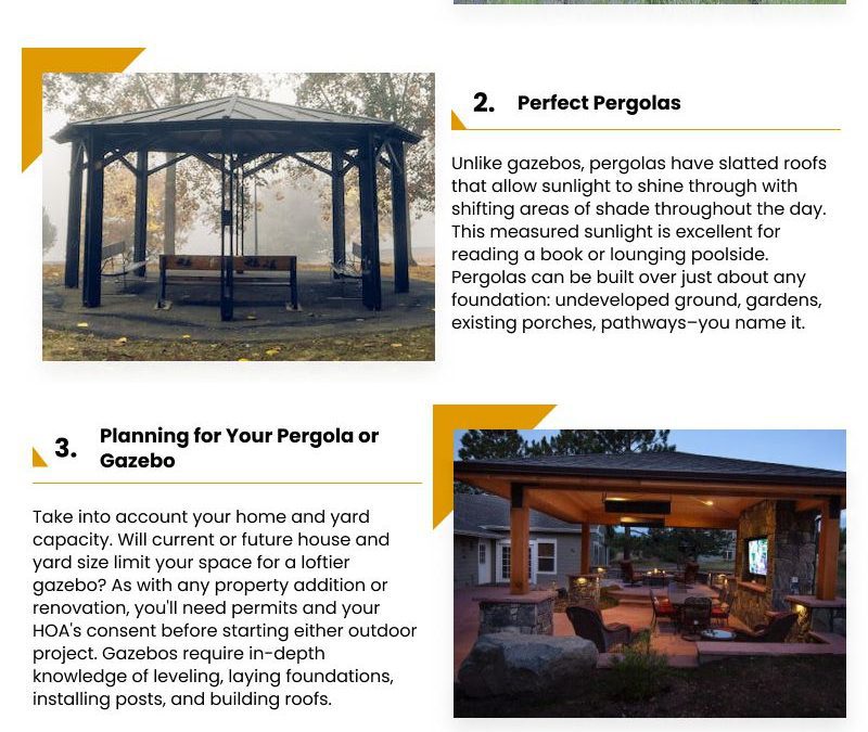 4 Reasons to Have Gazebos or Pergolas