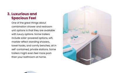 5 Bathroom Combination Trailer Advantages