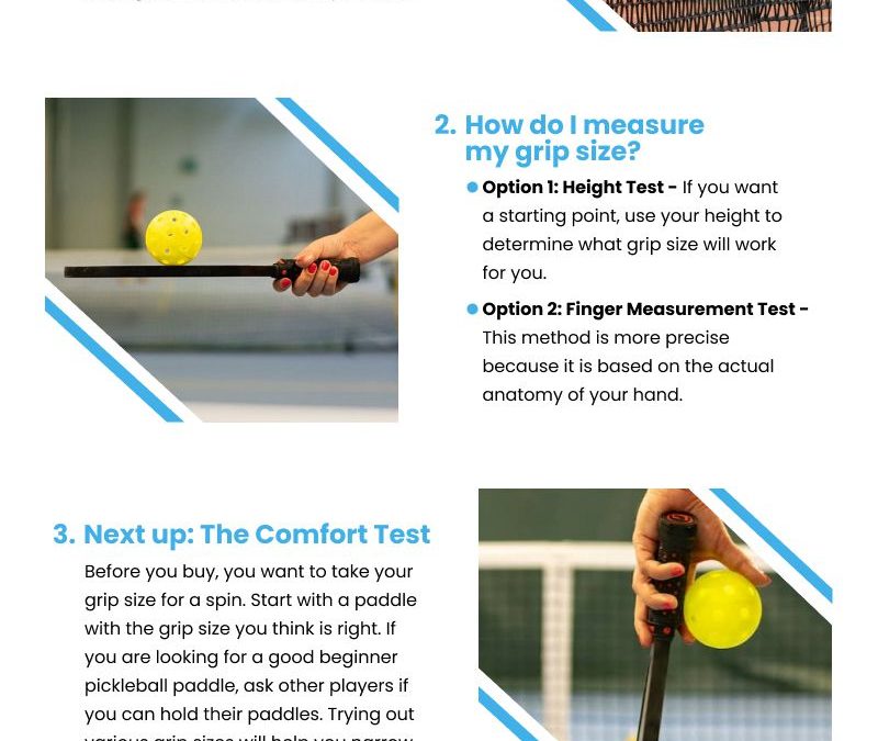 4 Pickleball Grip Size Facts