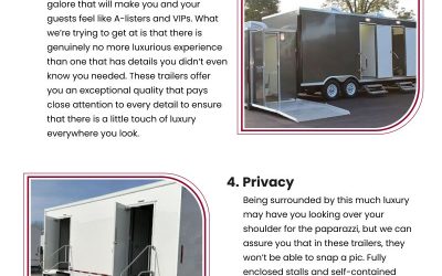 6 Luxury Restroom Trailer Features