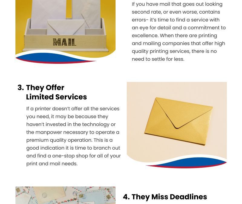 5 Print and Mail Service Red Flags