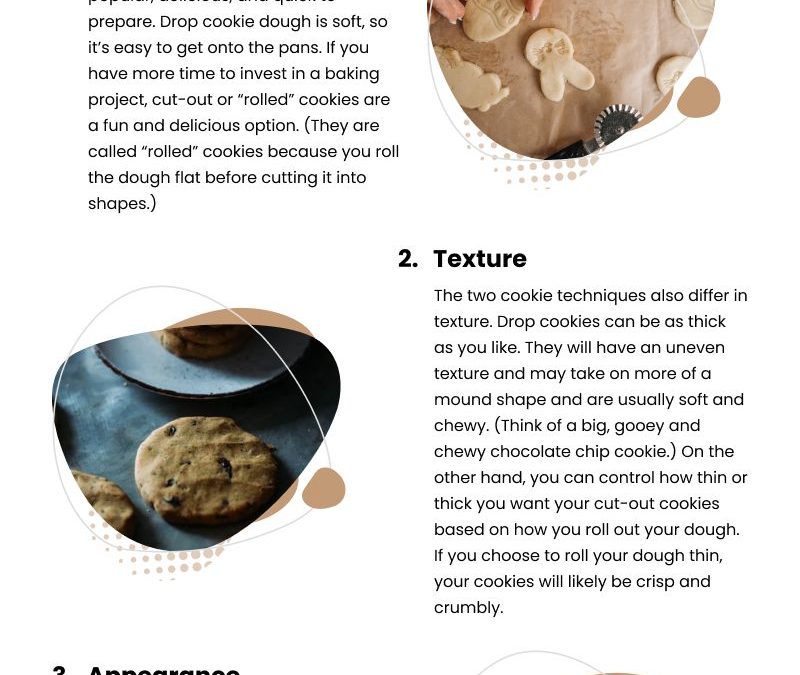 3 Drop and Cut-Out Cookie Distinctions