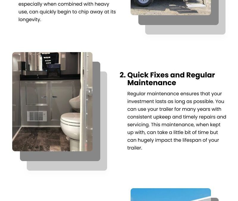 3 Portable Restroom Trailer Care Tips