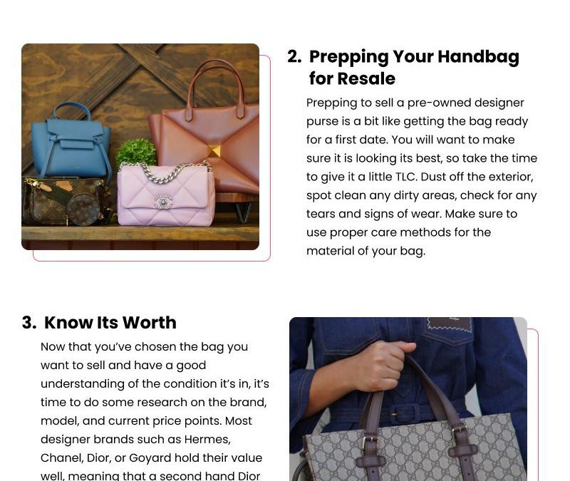 4 Pre-owned Designer Handbag Selling Tips