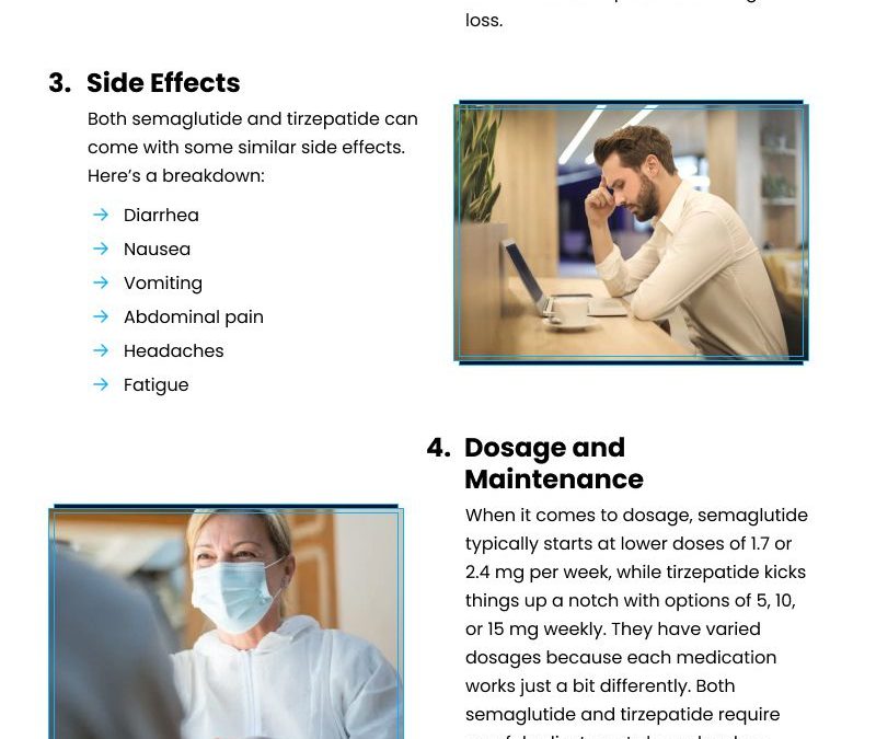 6 Semaglutide and Tirzepatide Features