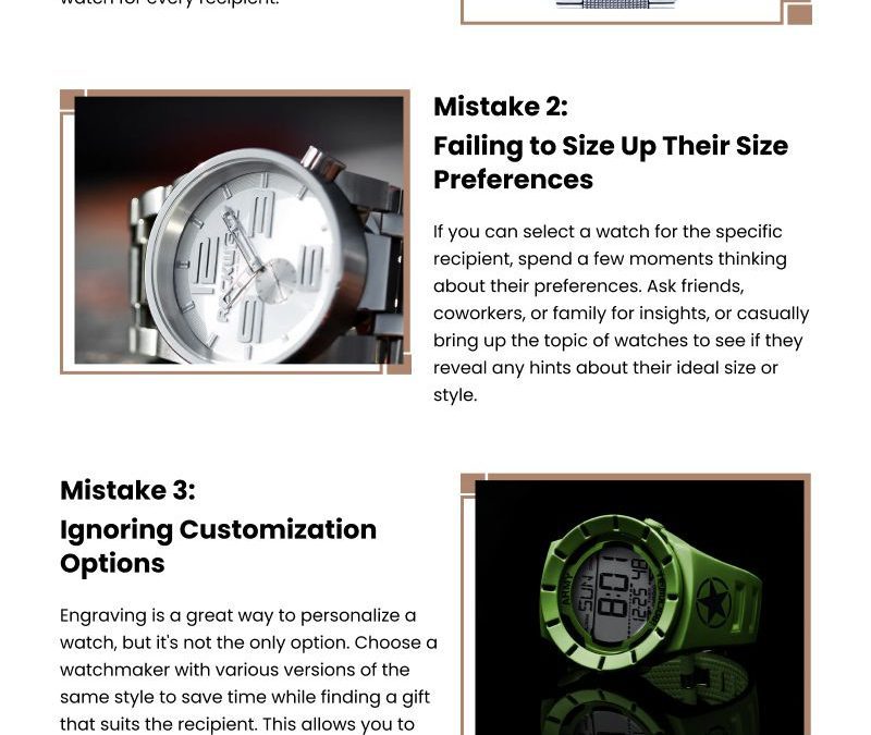 4 Ways to Avoid Corporate Watch Gifting Mistakes