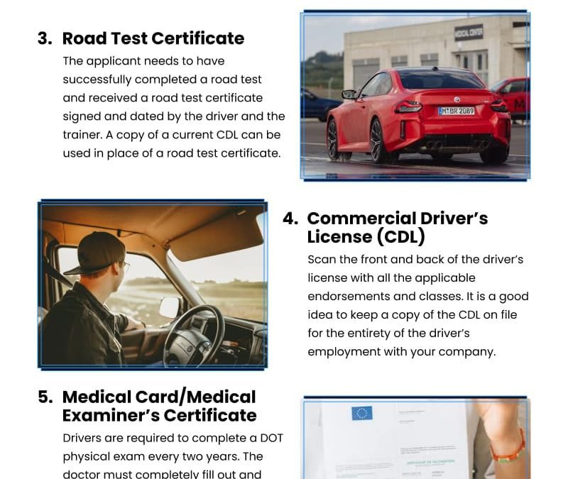 7 Steps to Protect Your DOT Driver Qualification File
